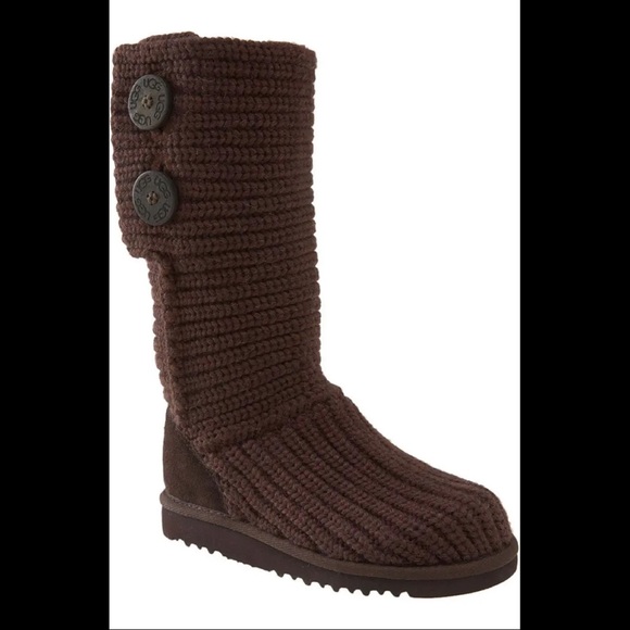 UGG Other - 'Cardy' Crochet Boot Size 4 kids, wore as size6 W